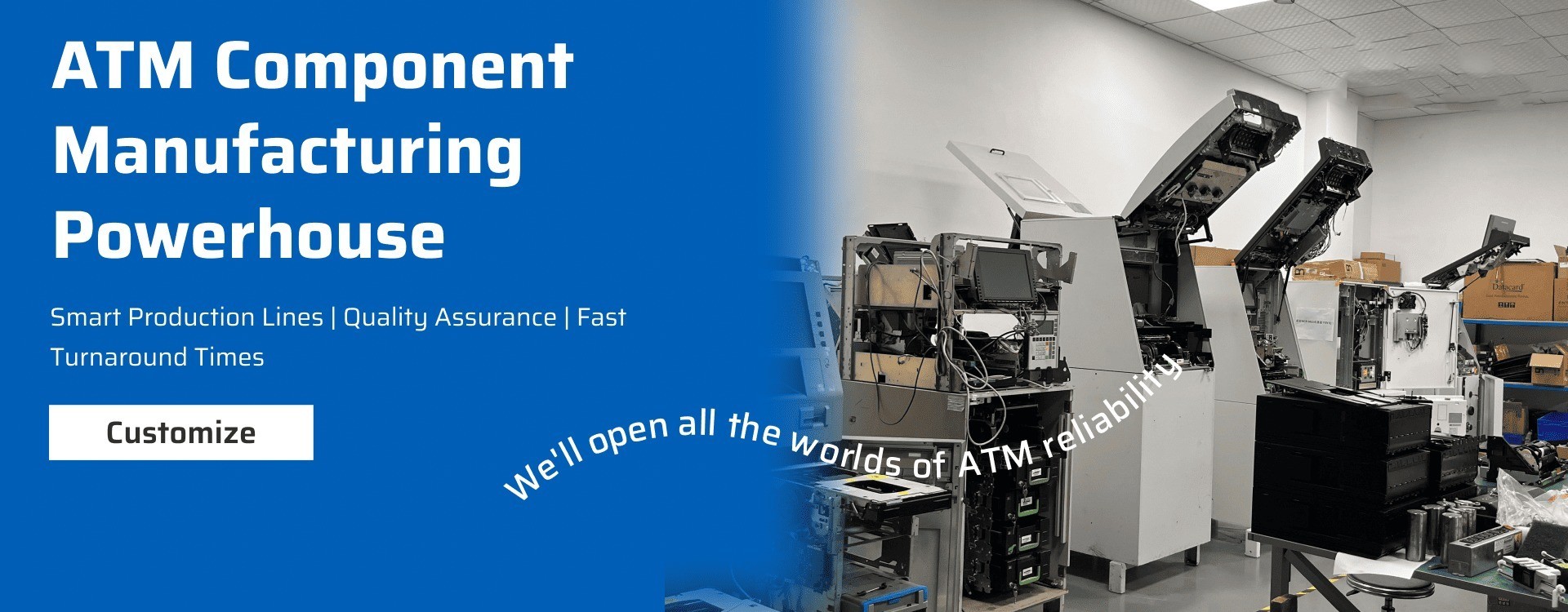 गुणवत्ता डाइबोल्ड एटीएम पार्ट्स फैक्टरी
